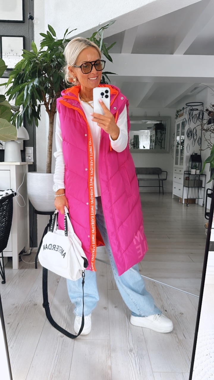 Stepp-Weste "Gooo Pink"