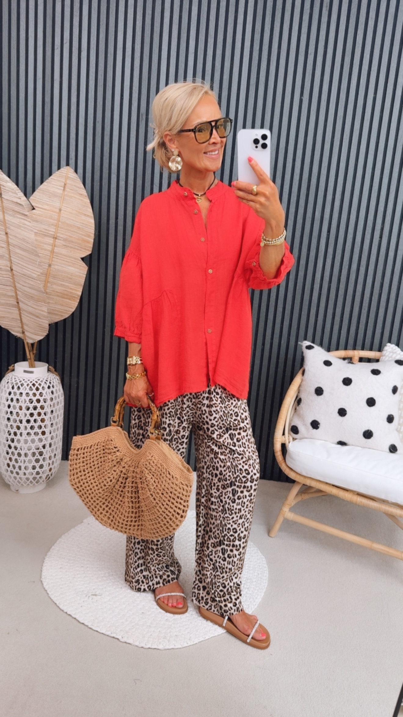 Leinen Bluse "Aveeeline"