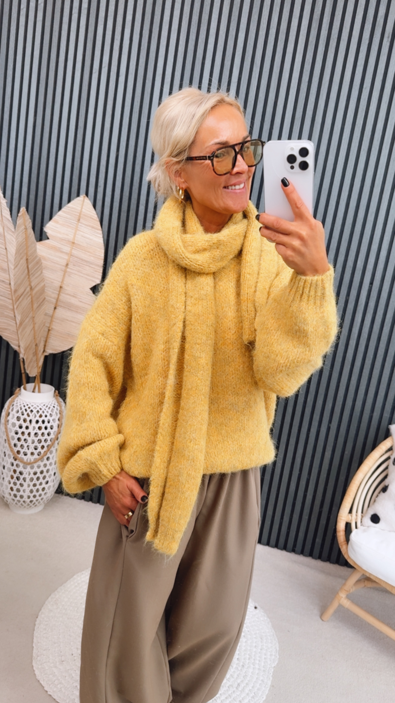 Strick Pulli "Strick & Schaaal"