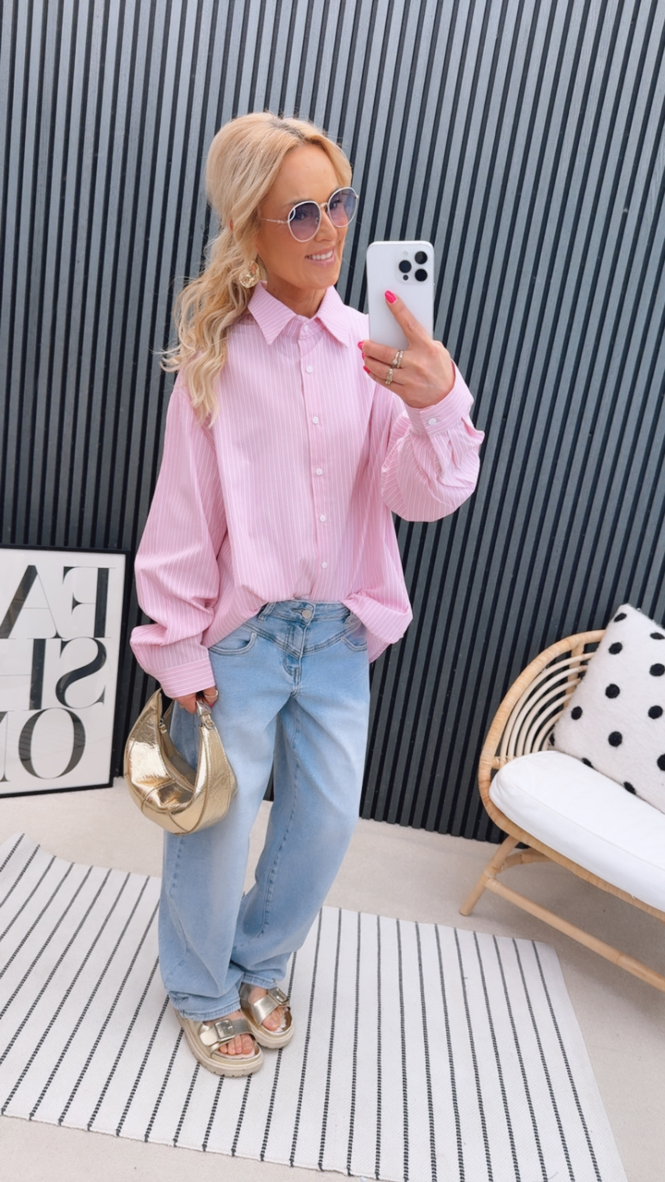 Bluse "Streifen Sohooo"