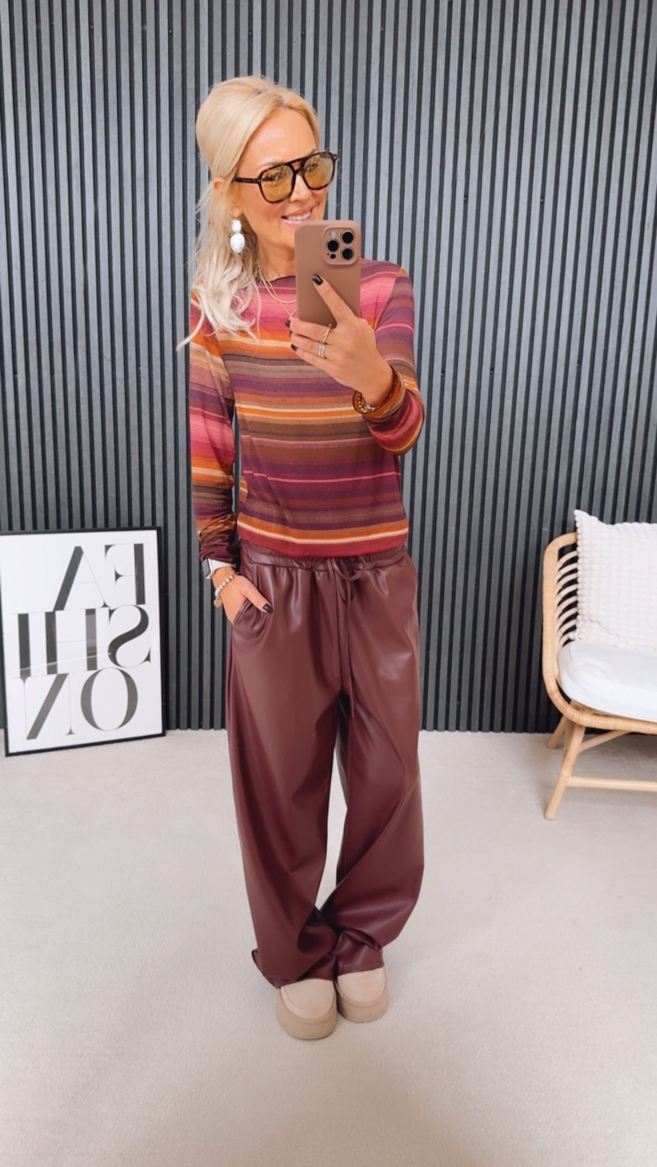 Kunstlederhose "Alettaaa"