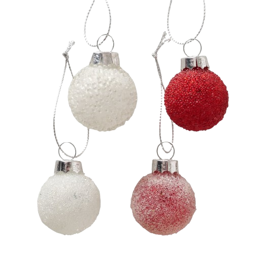 Weihnachtskugeln "Rubina" 12er-Set