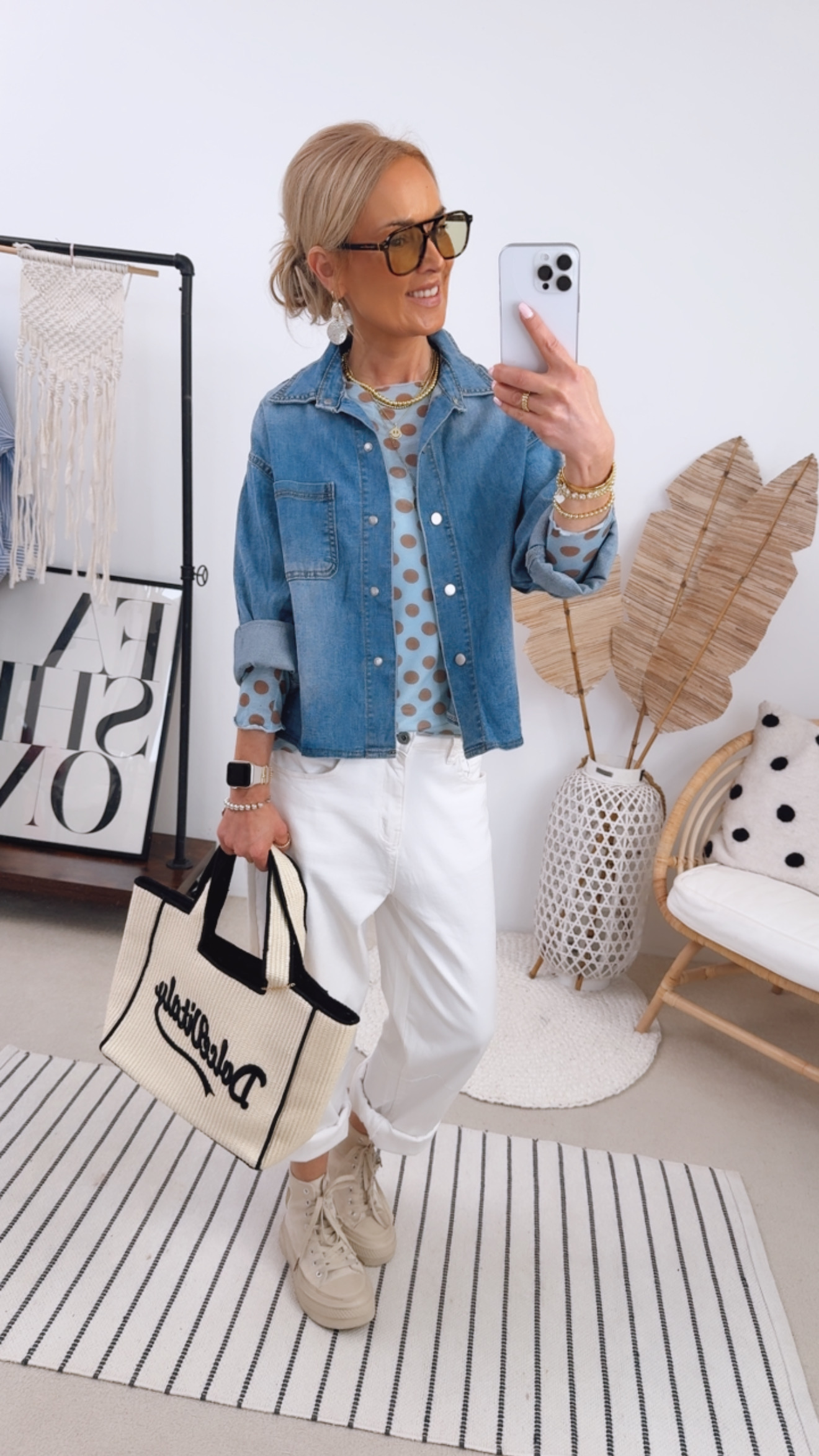 Jeans Hemd Jacke "Faveee"