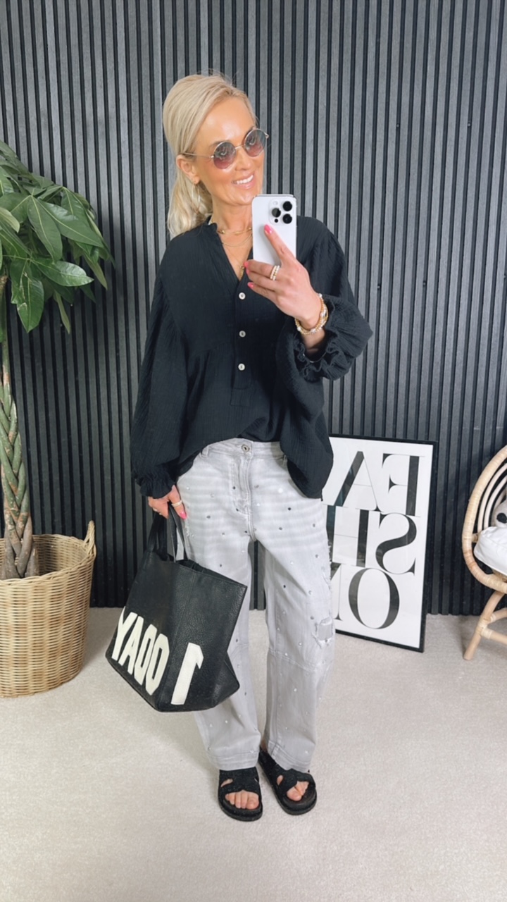 Jeans "Rubyyy 29.0 GRAU"