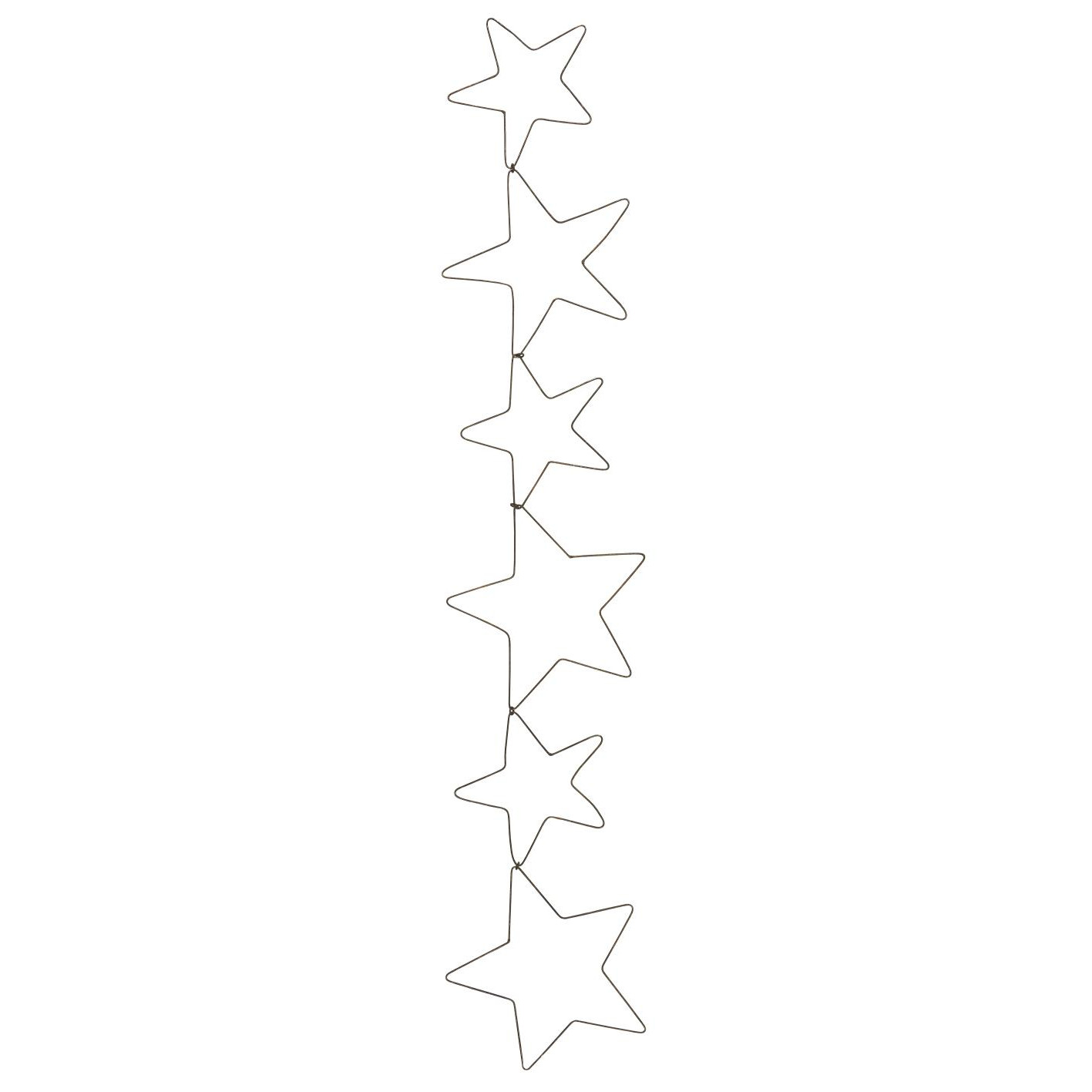 Sterngirlande mit 6 Sternen Sterngirlande mit 6 Sternen
