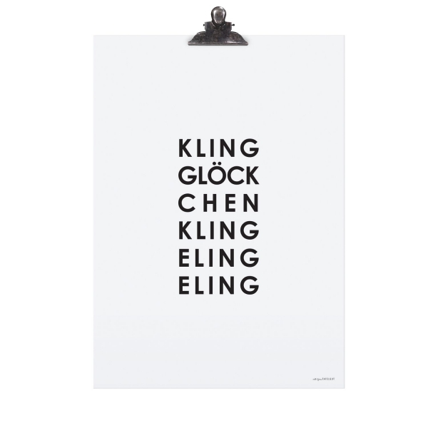 Poster "Kling Glöckchen"