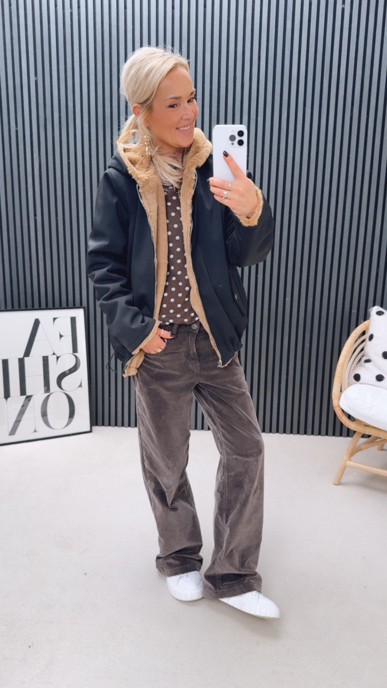 Bomber Fellwendejacke "Brunaaa"