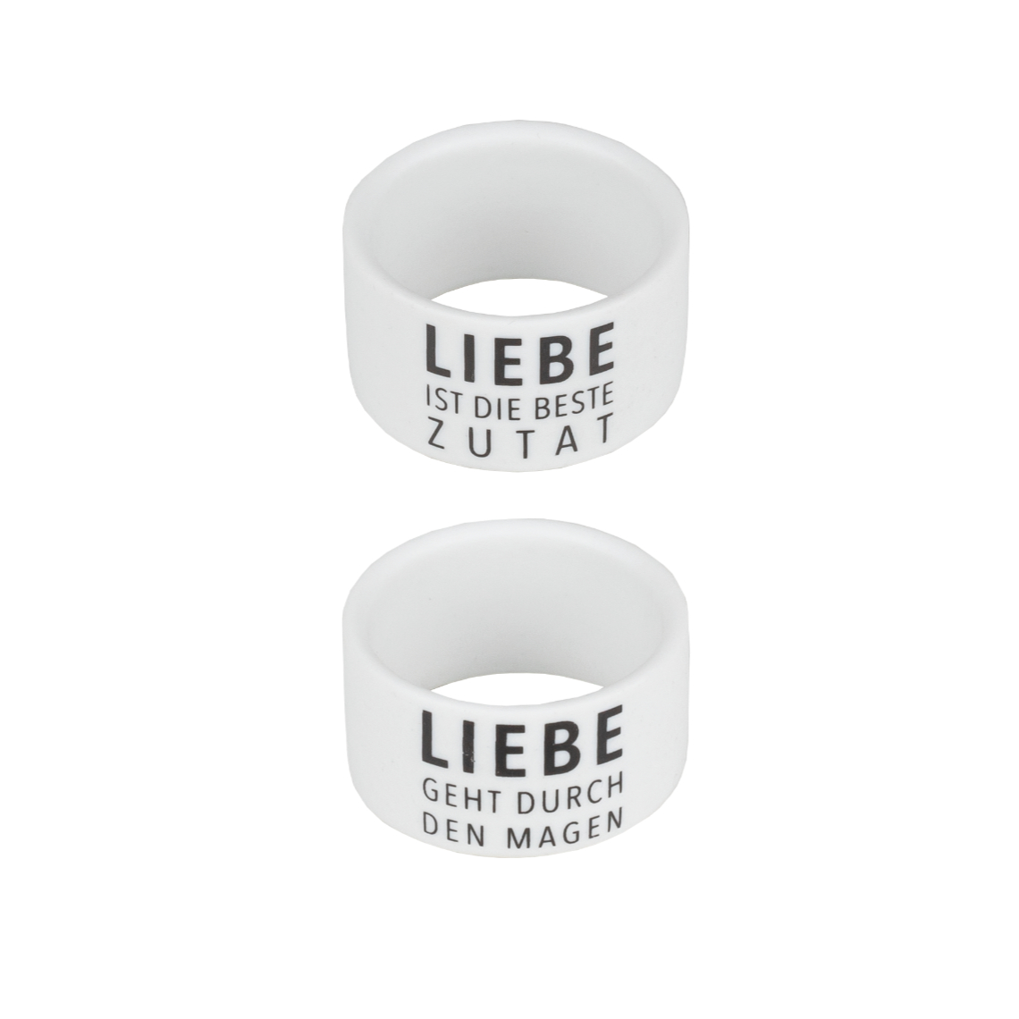 Serviettenringe 2er-Set "LIEBE"