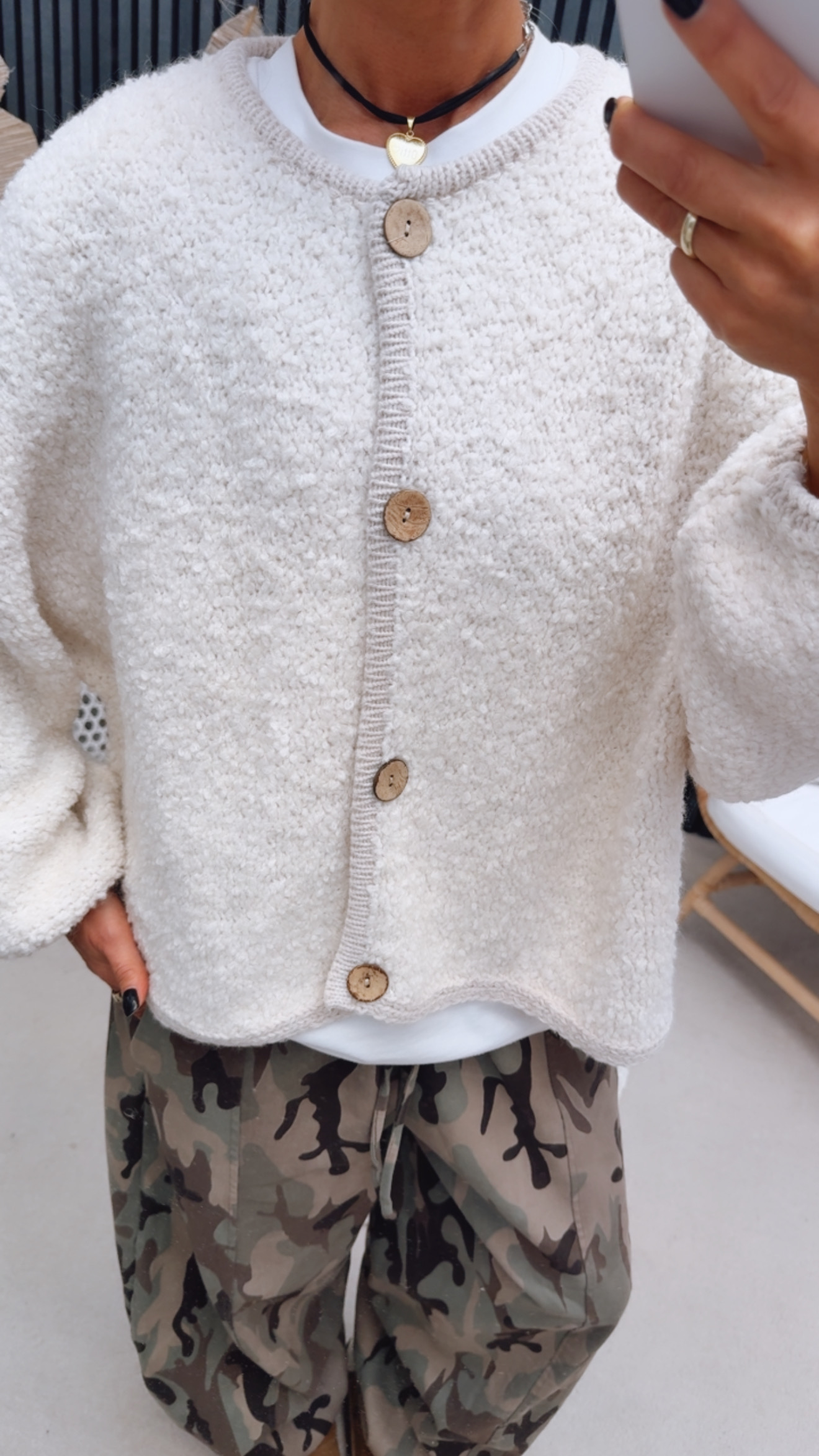 Teddy Cardigan "Justuuus"