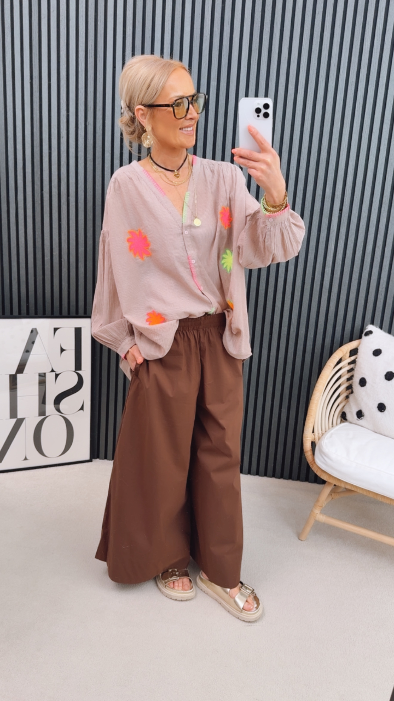 Bluse "Flower"