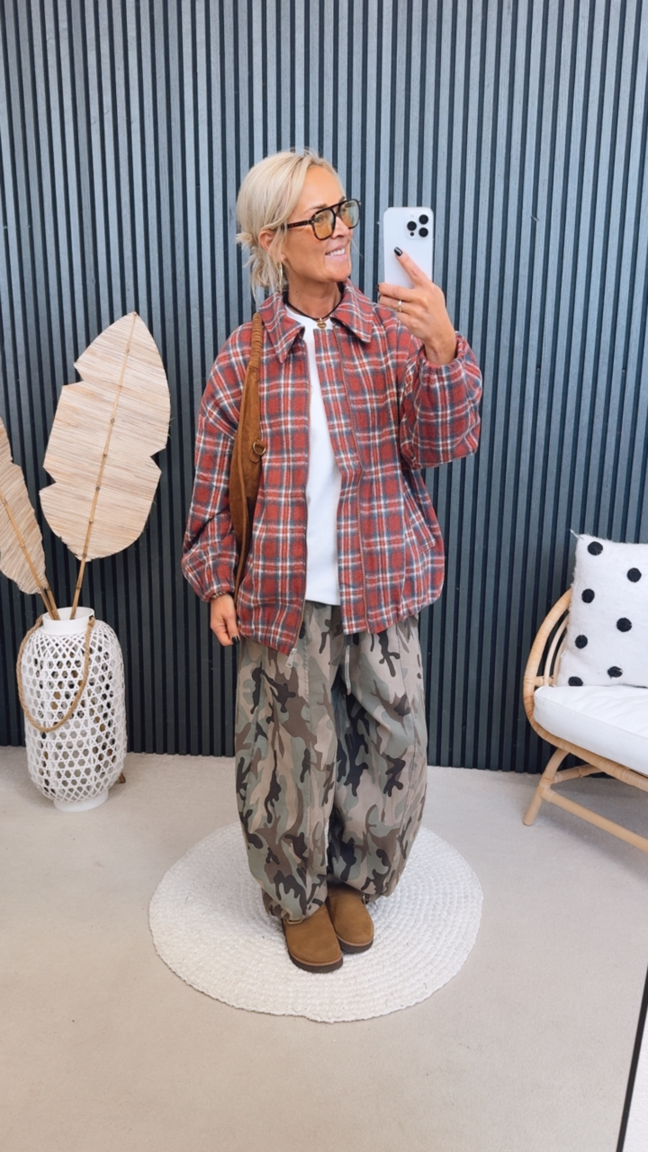 Karo Flanell Jacke "Annalottaaa"