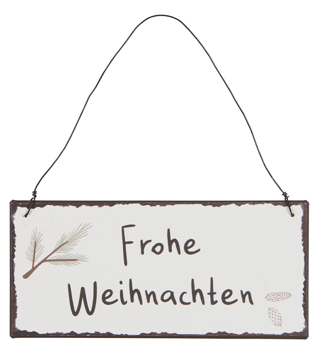 Schild "Frohe Weihnachten" Schild "Frohe Weihnachten"