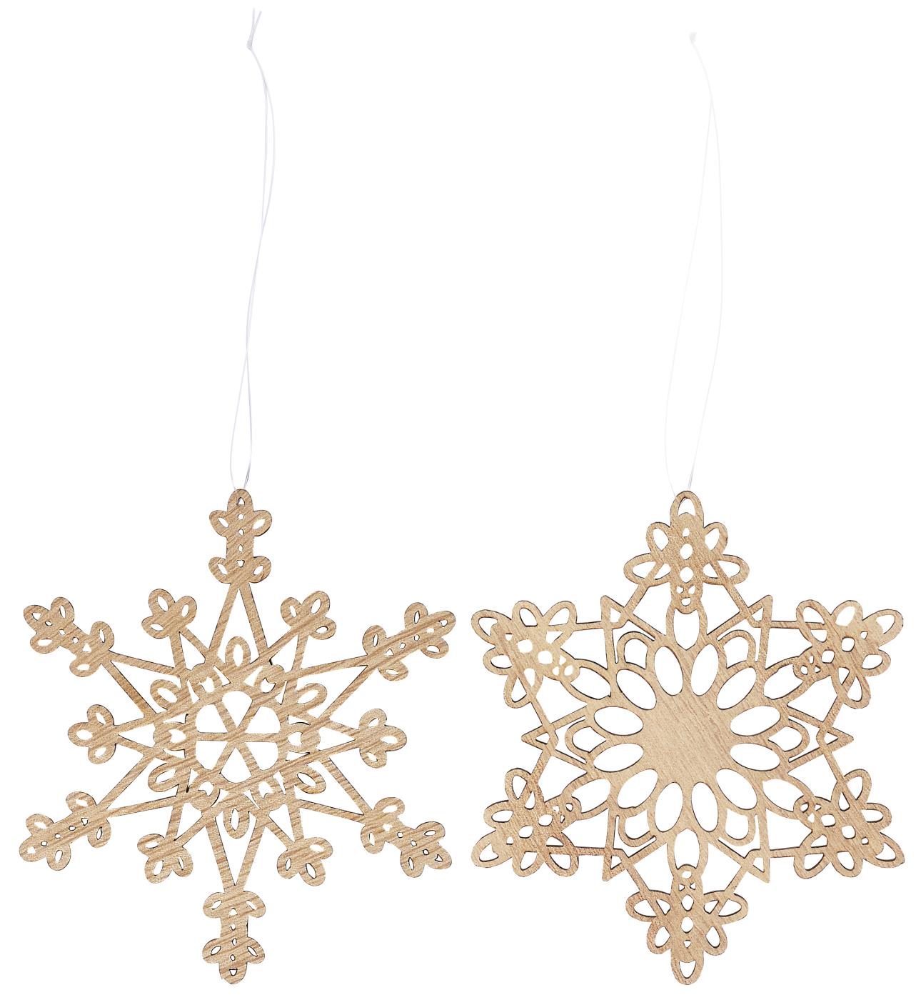 Schneekristalle 2er-Set Schneekristalle 2er-Set