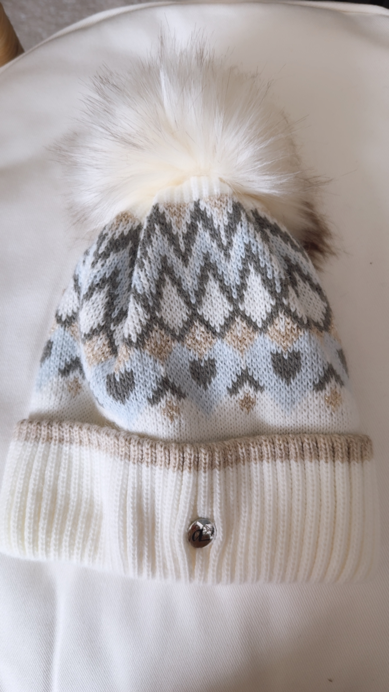 Strickmütze mit Innenfutter "Augustaaa"