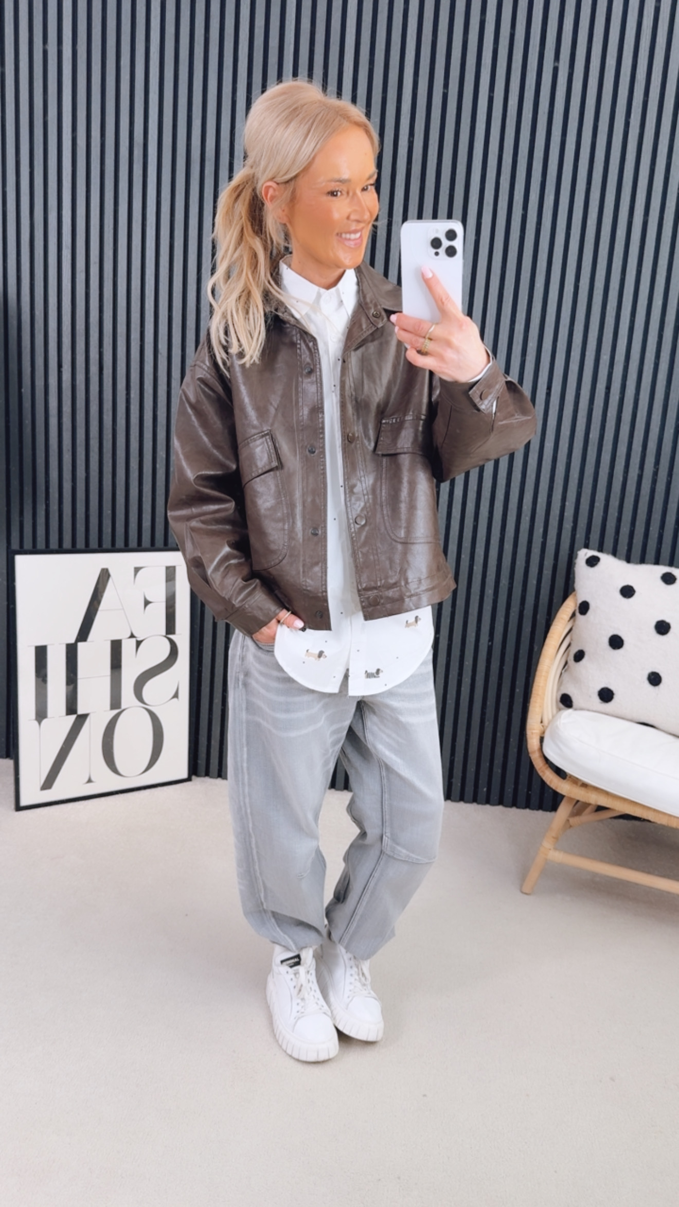 Kunstleder Jacke "Pepinooo"