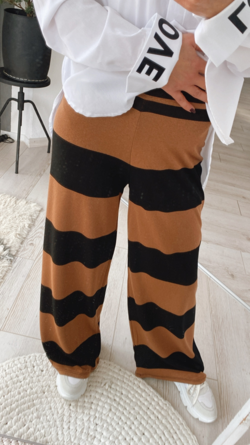 Wide Leg Pants "Stripeee"