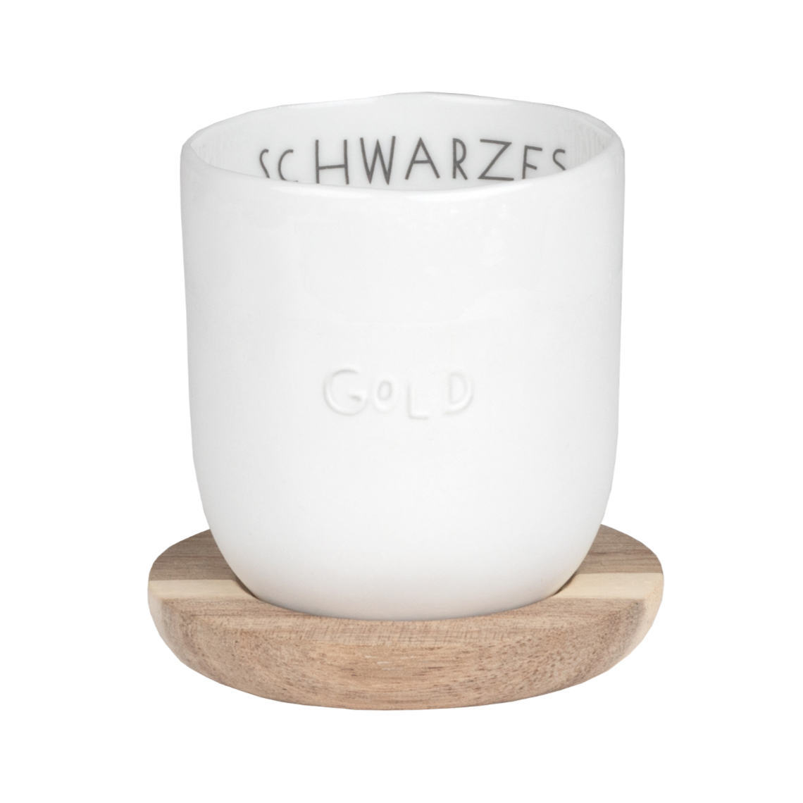 Kleiner Becher "Schwarzes Gold"