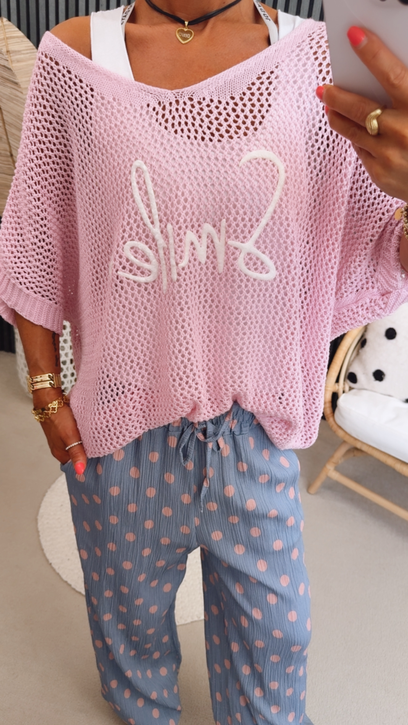 Mesh Shirt "Smile Mesh"