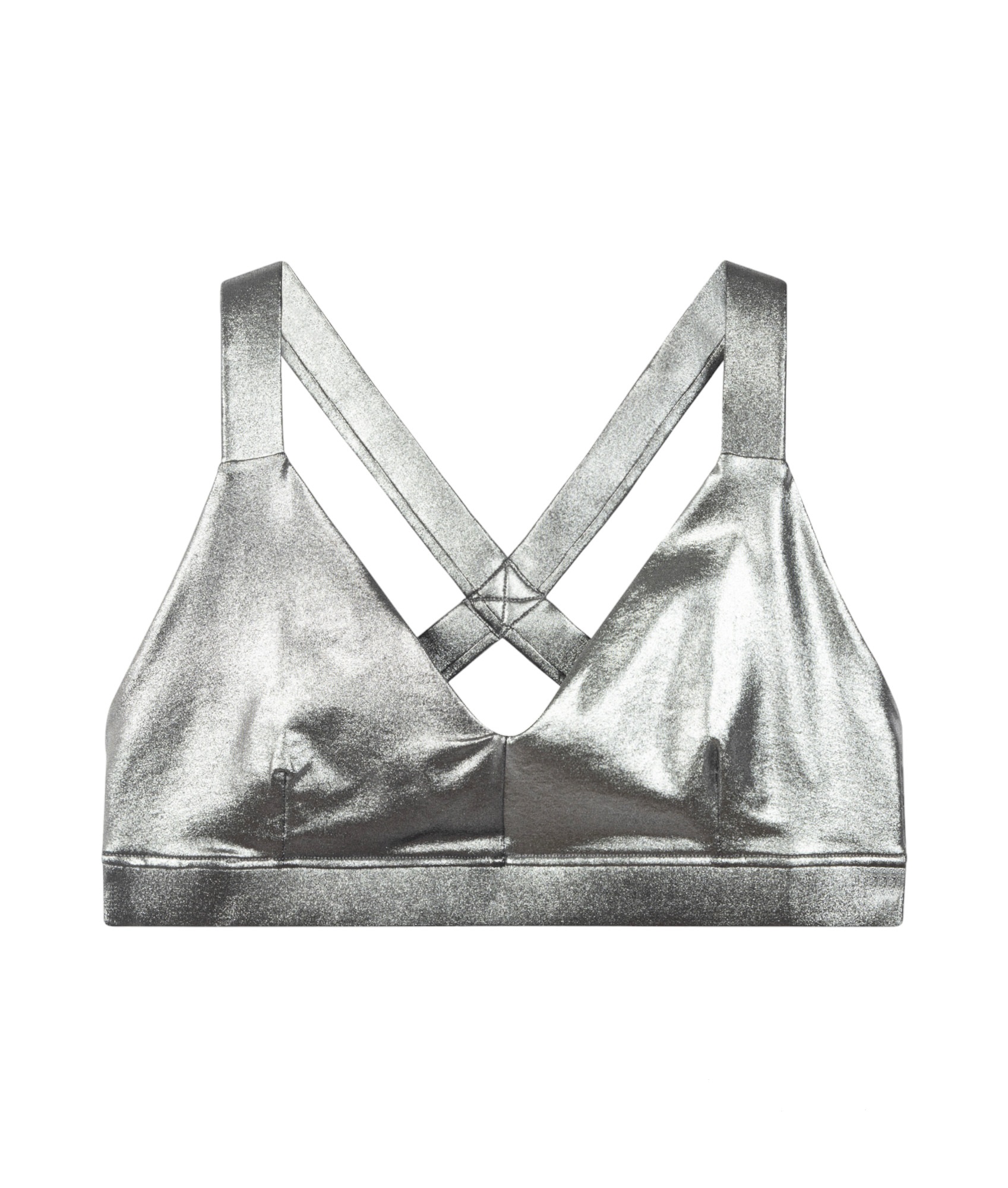 Top "Shiny Sporty Bra"