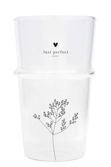 Glas "Just perfect"