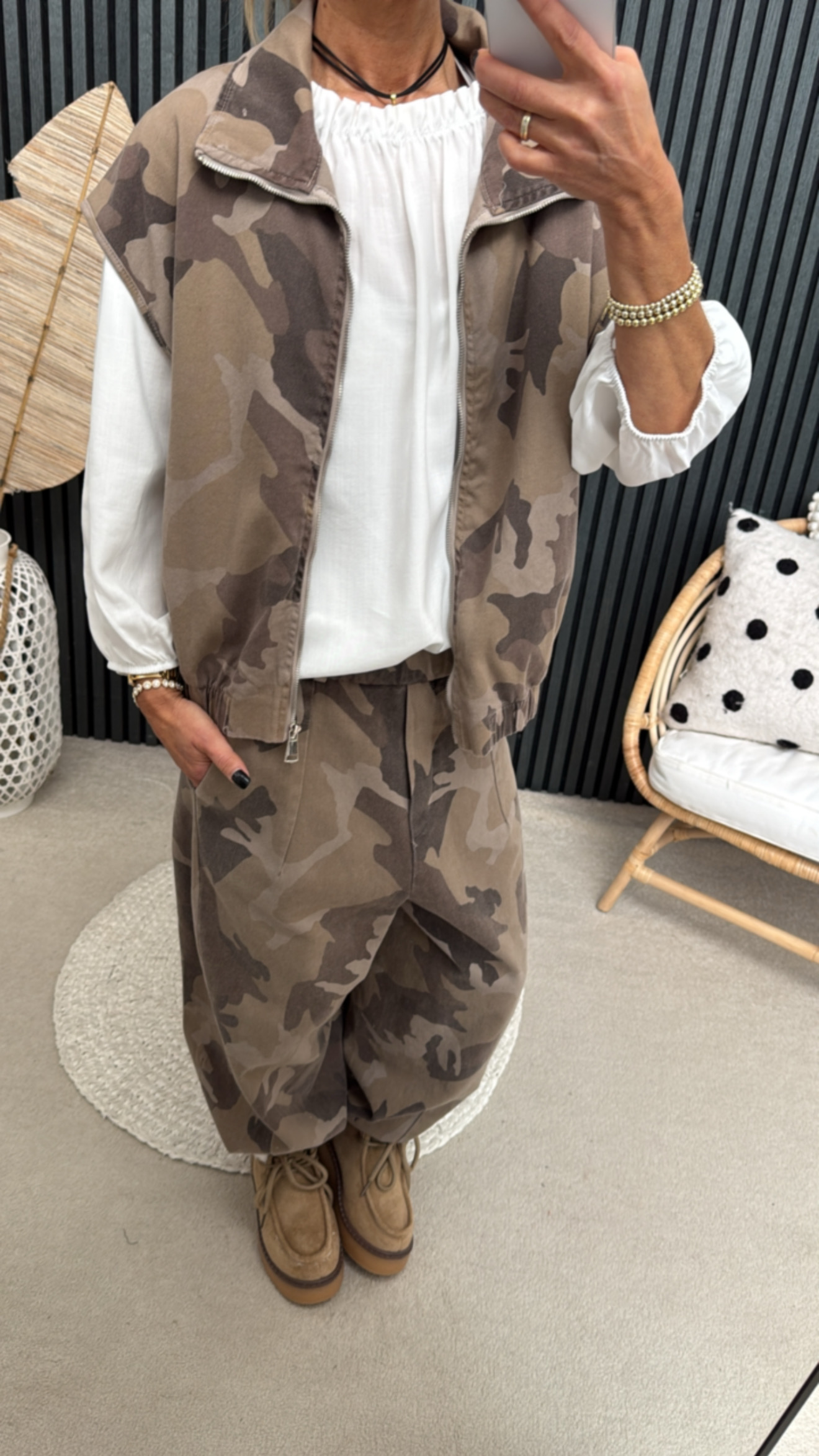 Camouflage Weste "Cecilaaa"