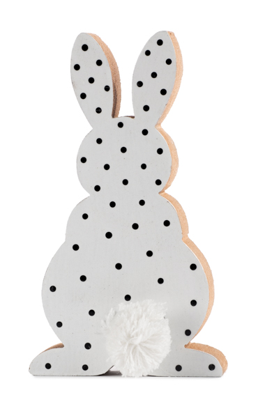 Aufsteller "Hase Black Dots"