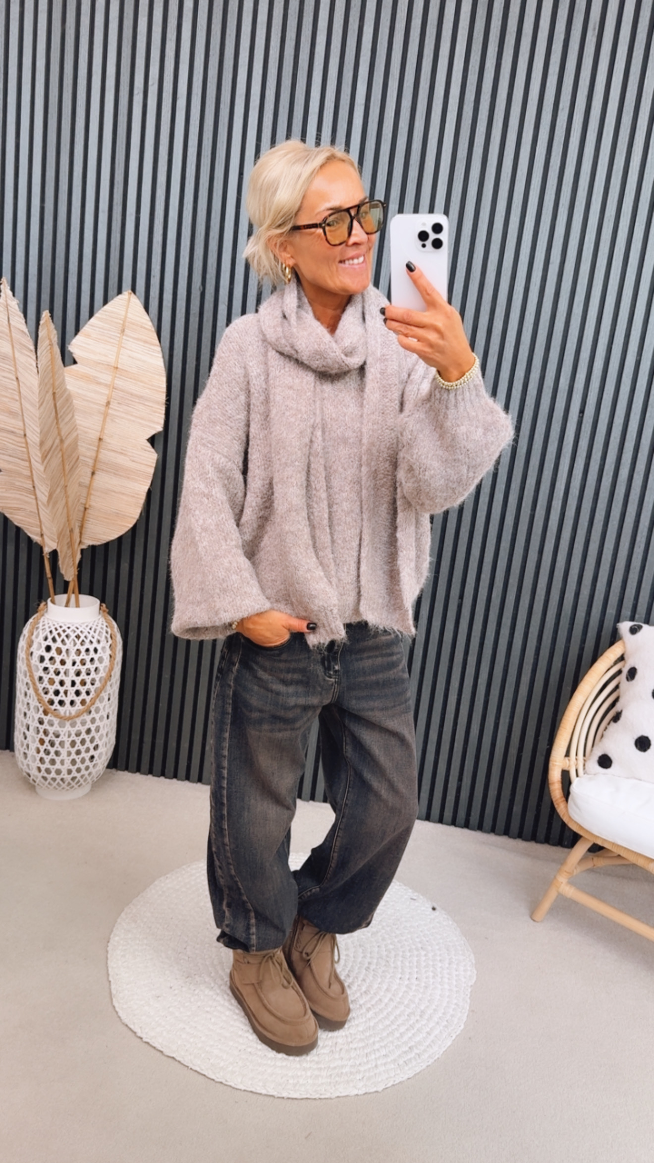 Strick Pulli "Strick & Schaaal"