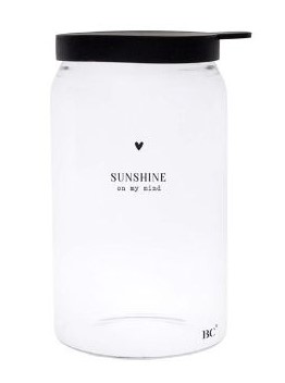 Aufbewahrungsglas "Sunshine On My Mind"
