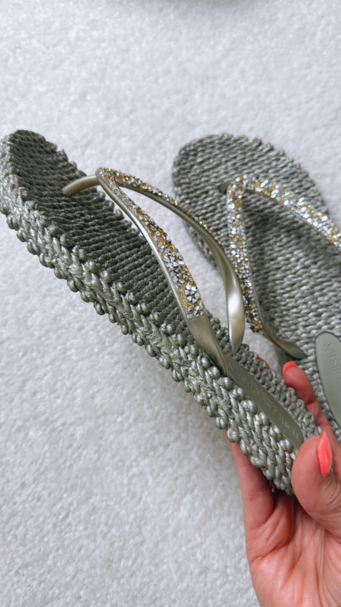 Schlappen "Strass"