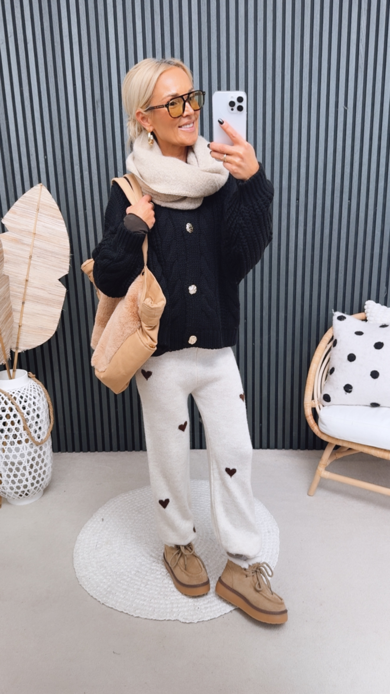 Zopf Strickcardigan "Hoooly"