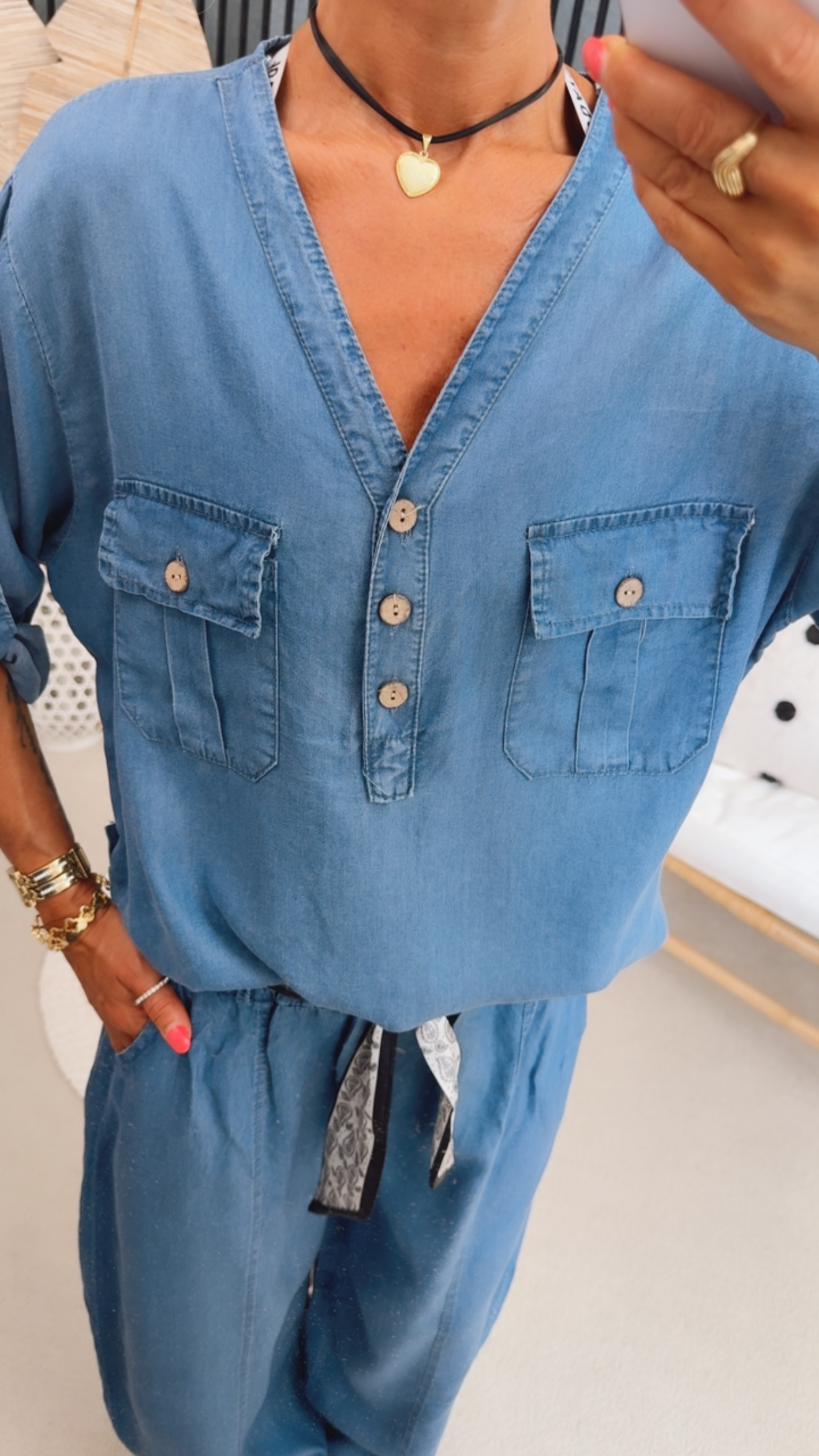 Jeans Bluse "Adinaaa"