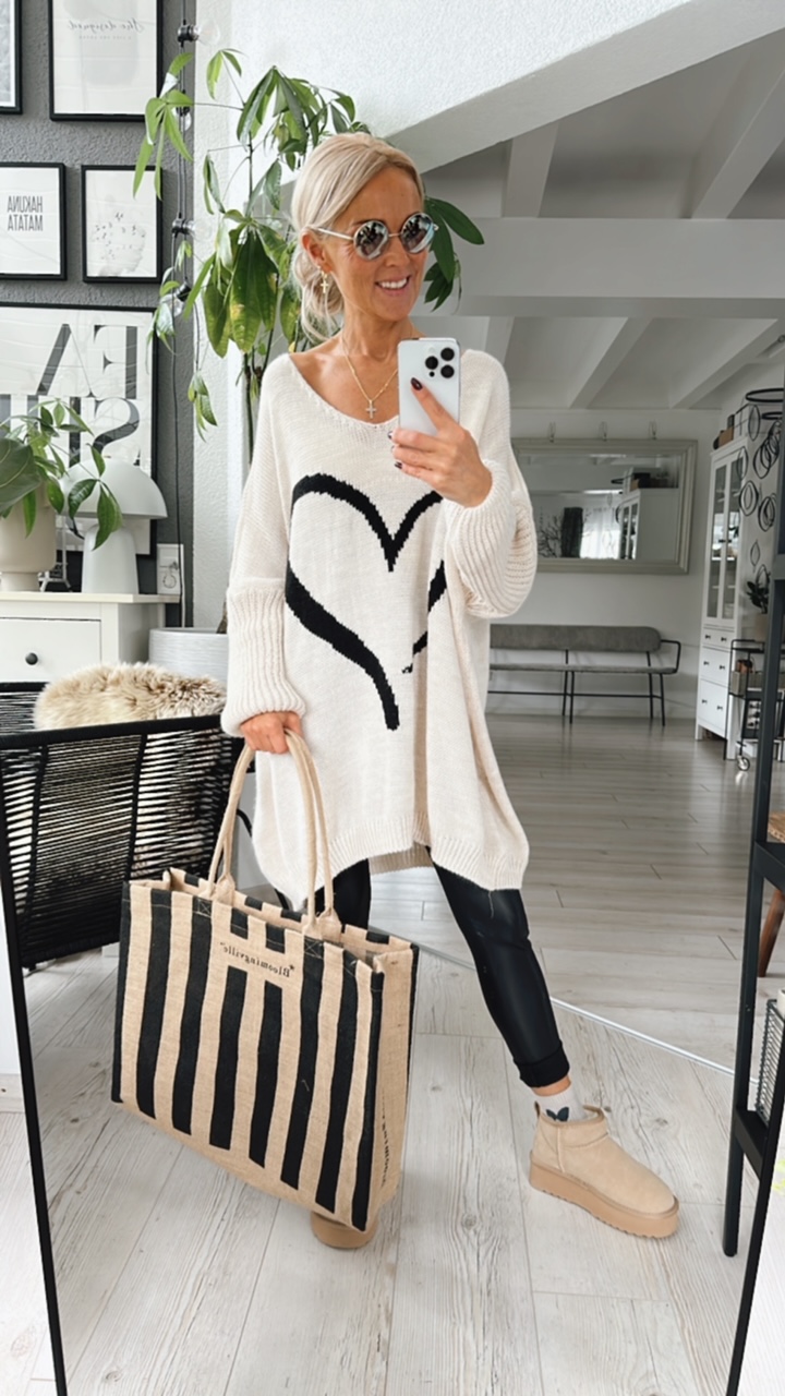 Oversized Struckpulli "Heikeee"