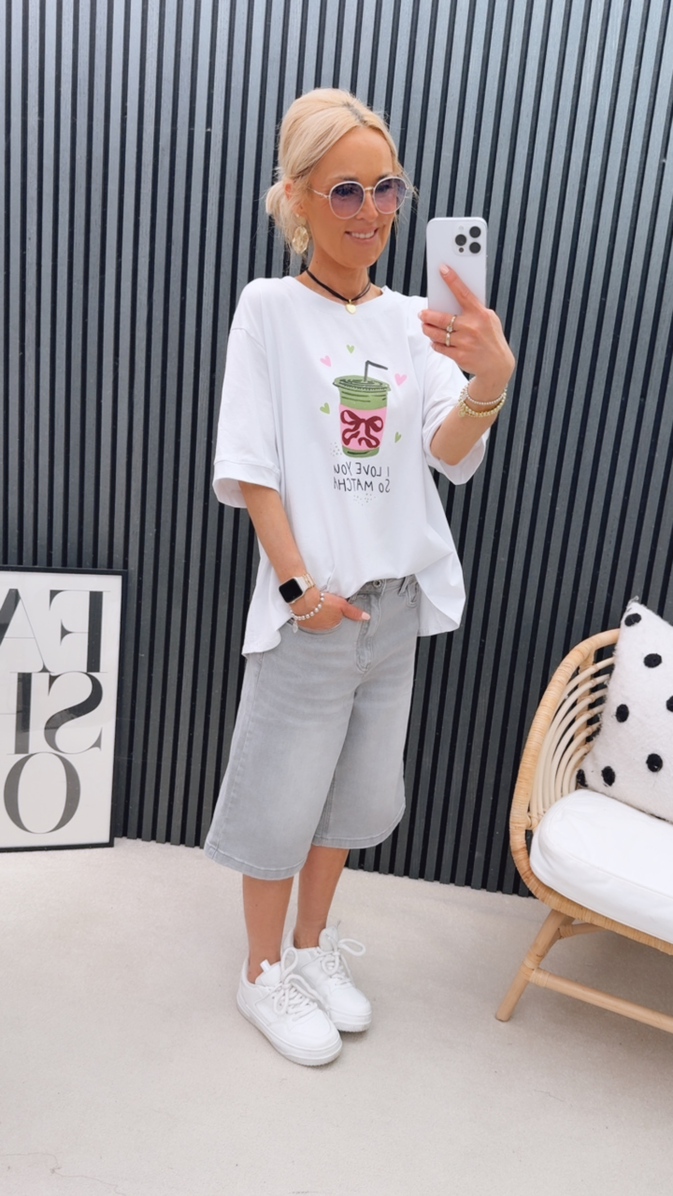 Jeans Bermuda "Romaaan"