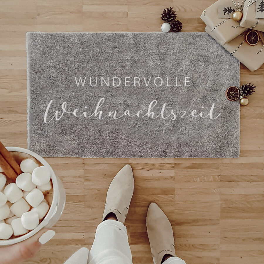 Fußmatte "Wundervolle Weihnachtszeit" Fußmatte "Wundervolle Weihnachtszeit"
