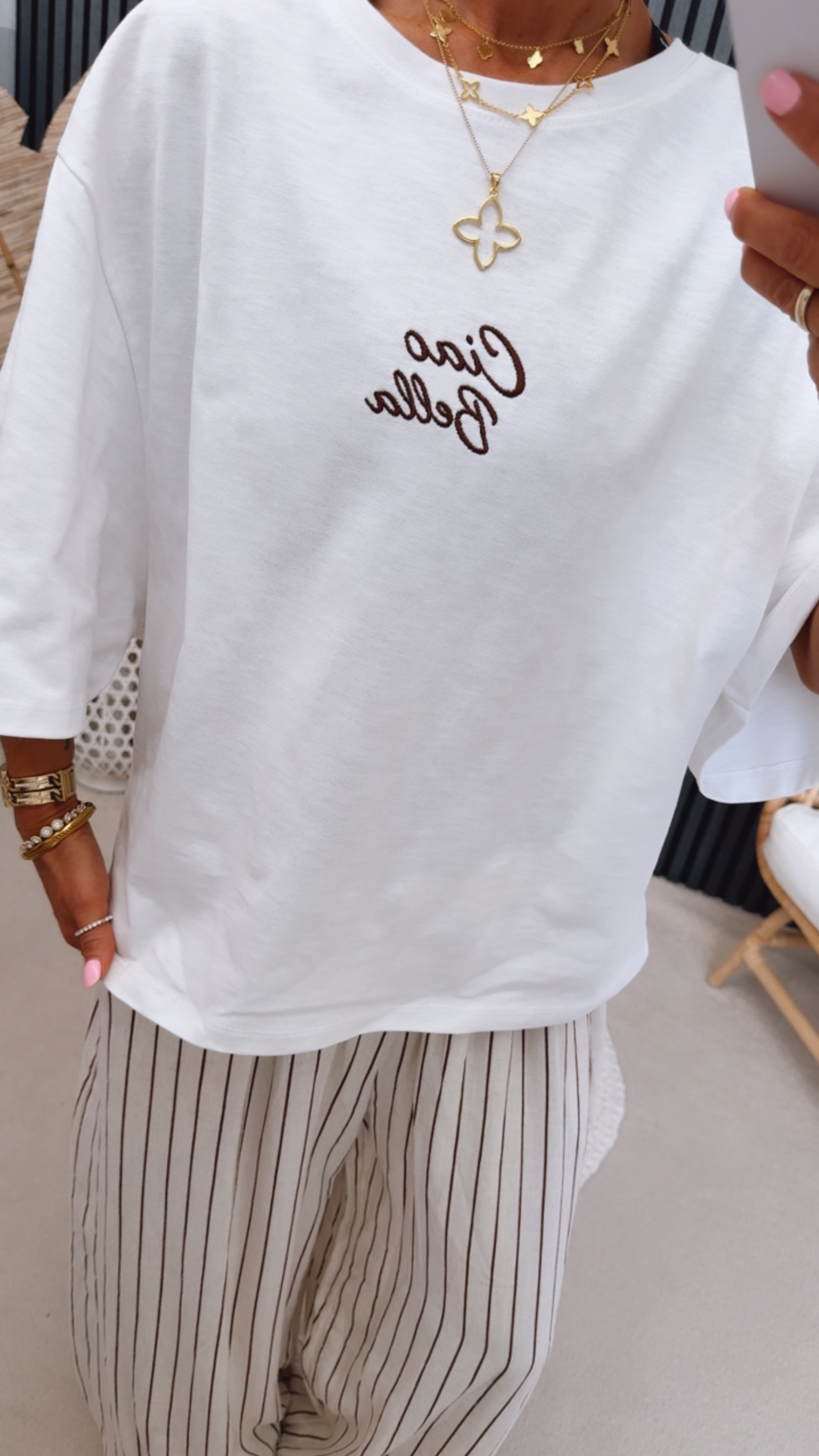 T-Shirt "Ciao Bella Stick"