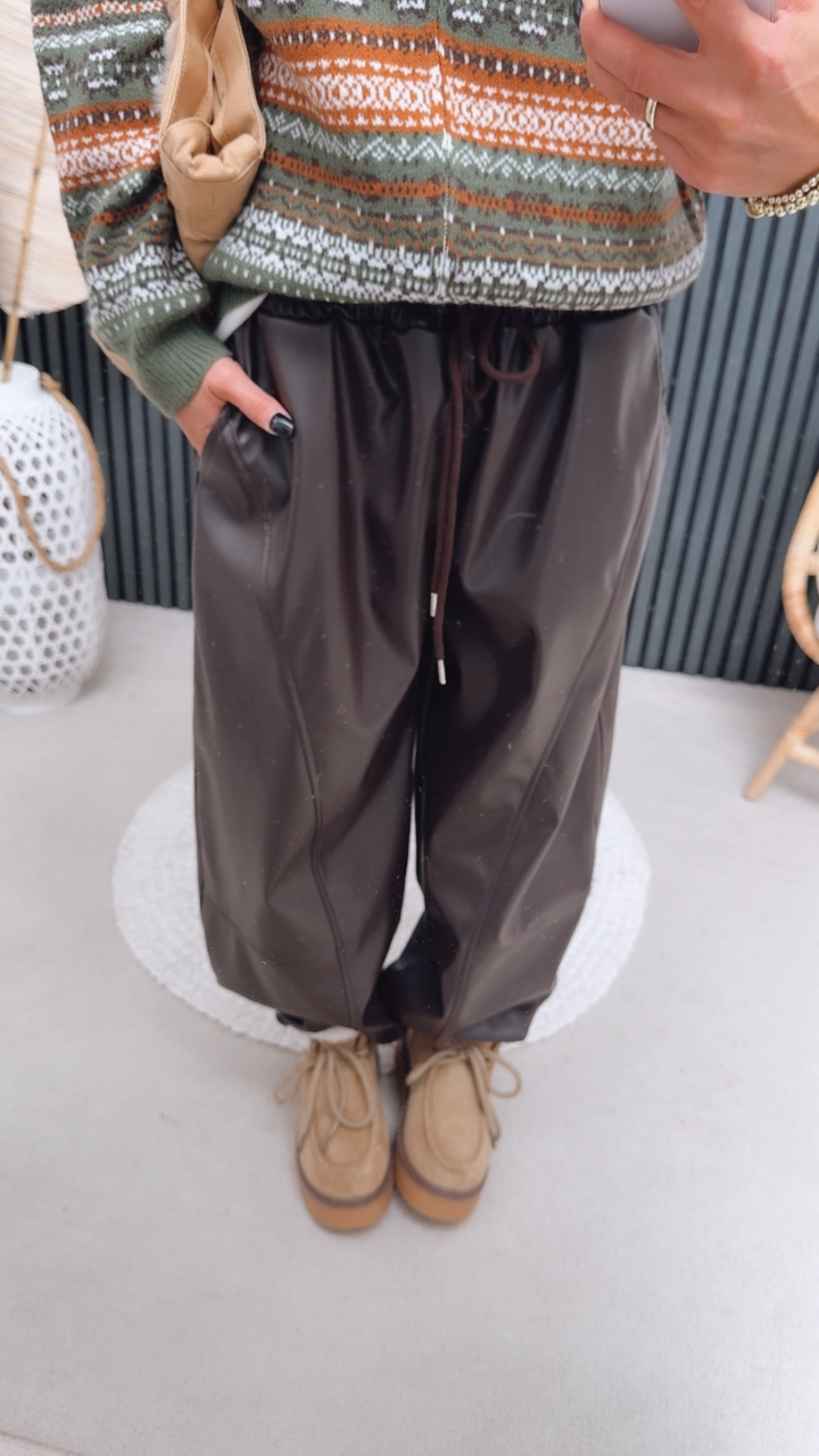 Vegane Lederhose "Frankaaa"