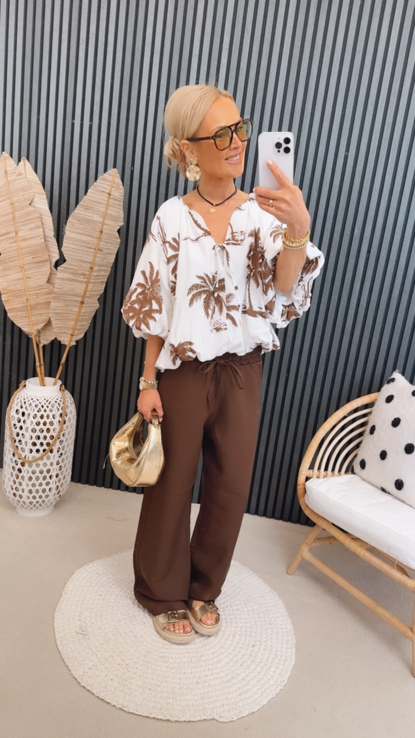 Bluse "Palme"