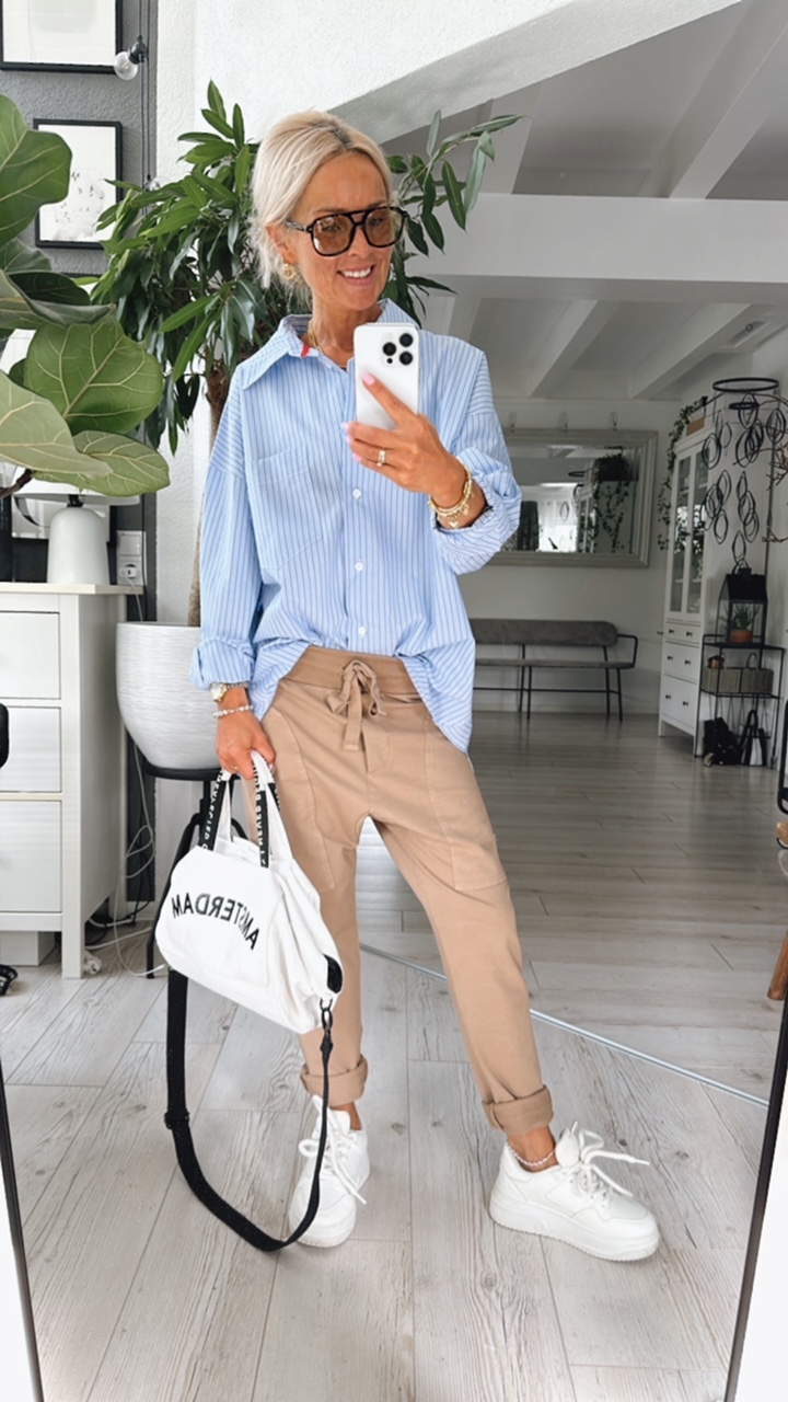 Bluse "Blueee Stripe"