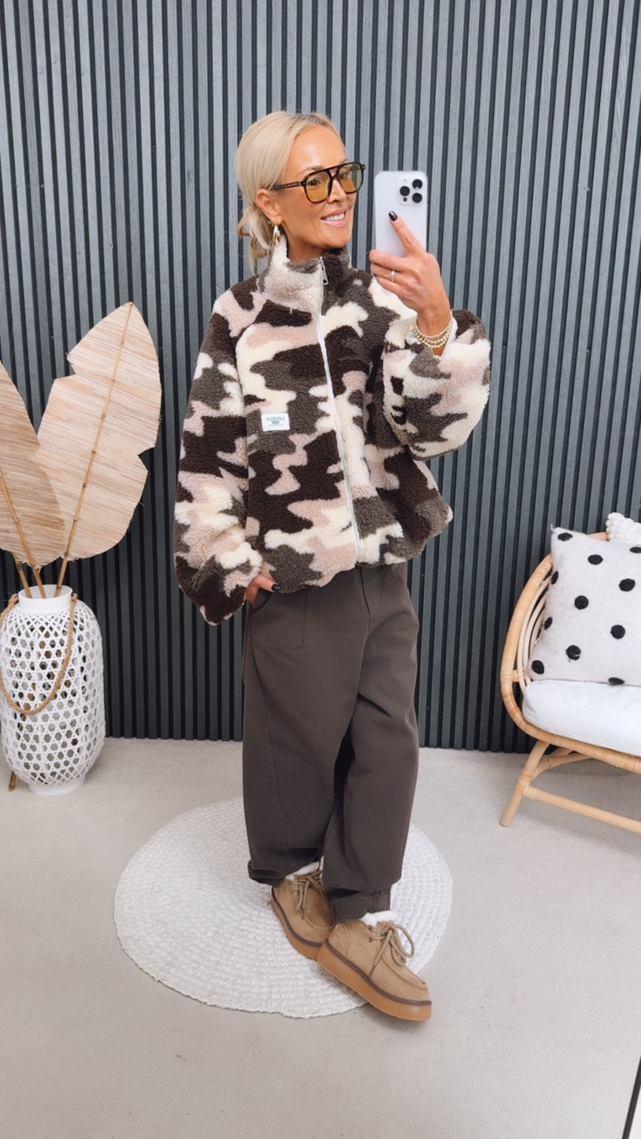 Jacke "Teddy Camouflage"