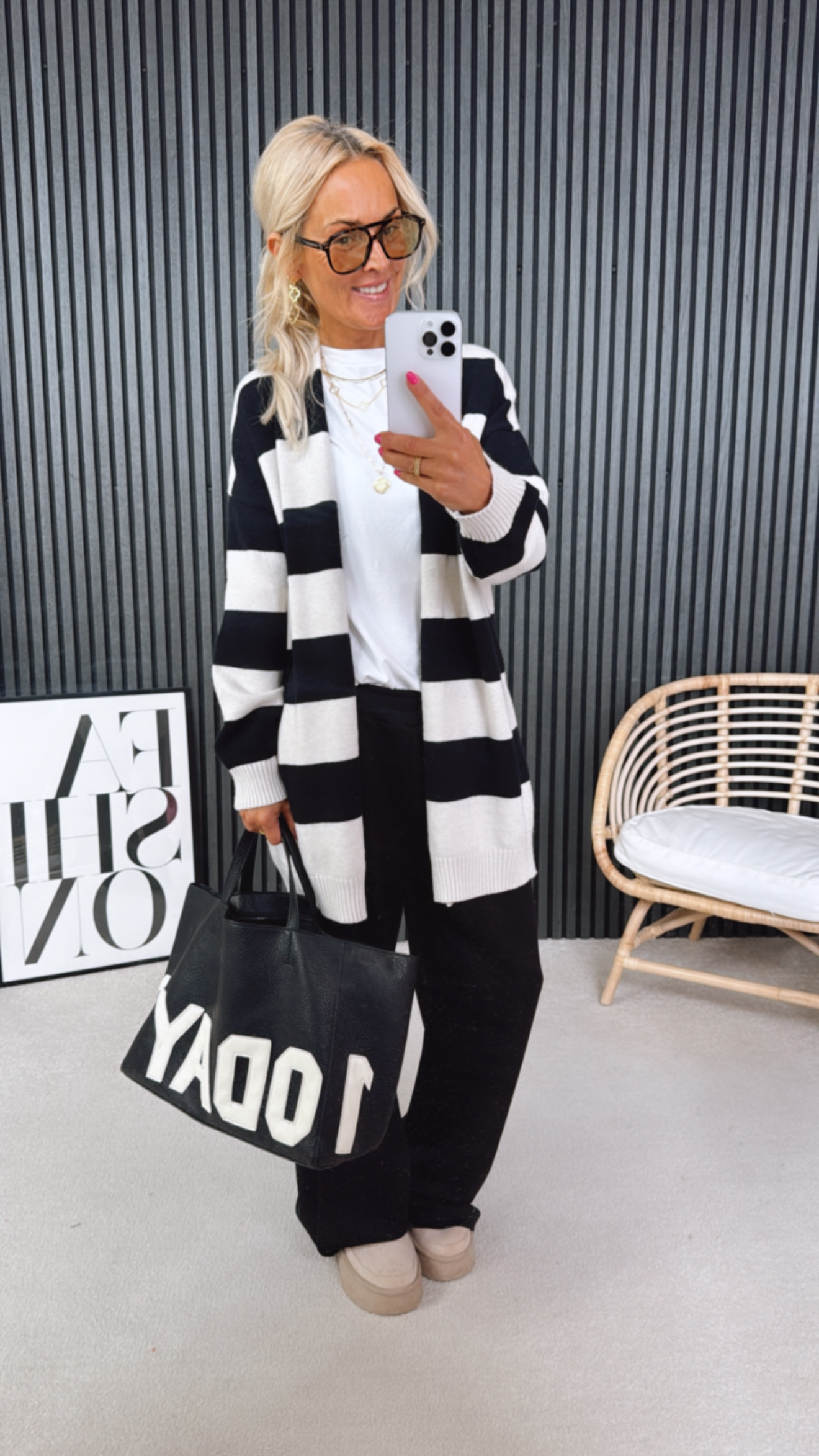 Cardigan "Stripe On Top"