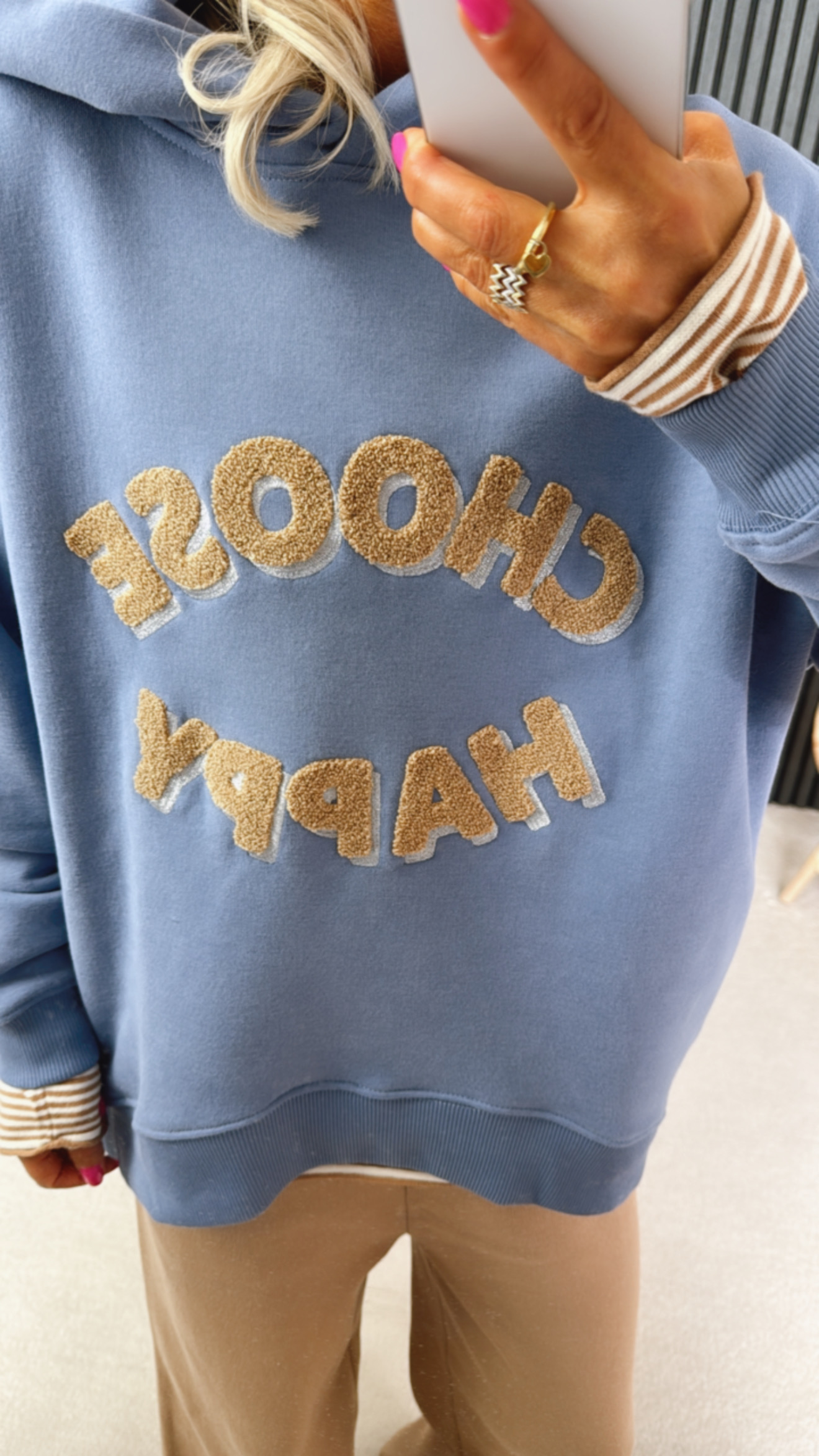 Pullover "Choose Happy"