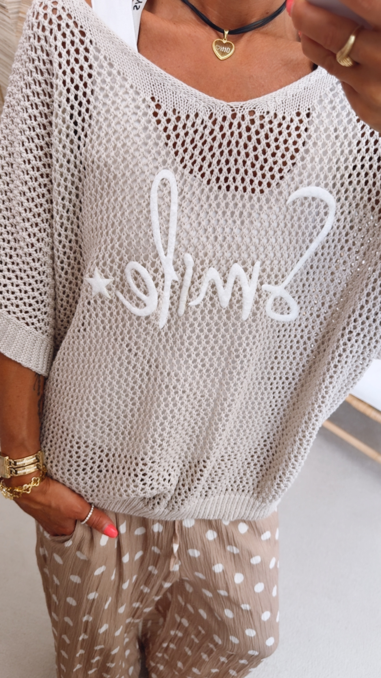 Mesh Shirt "Smile Mesh"