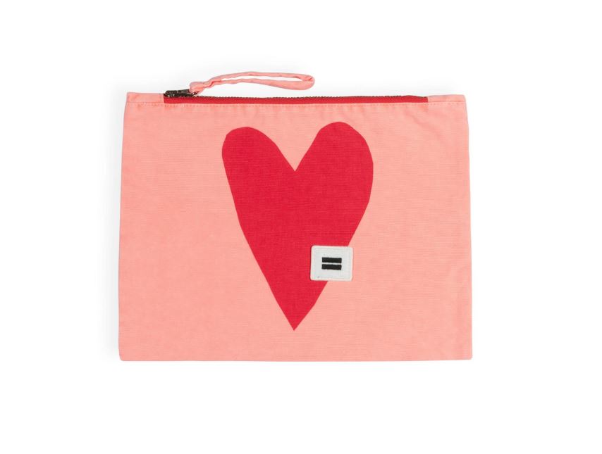 Tasche "Canvas Clutch Heart"