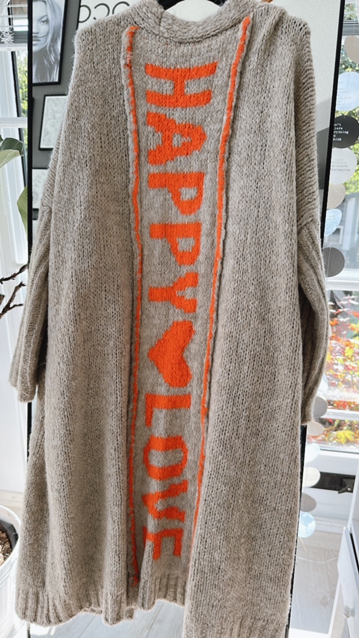 Strickcardigan "Happy Love"