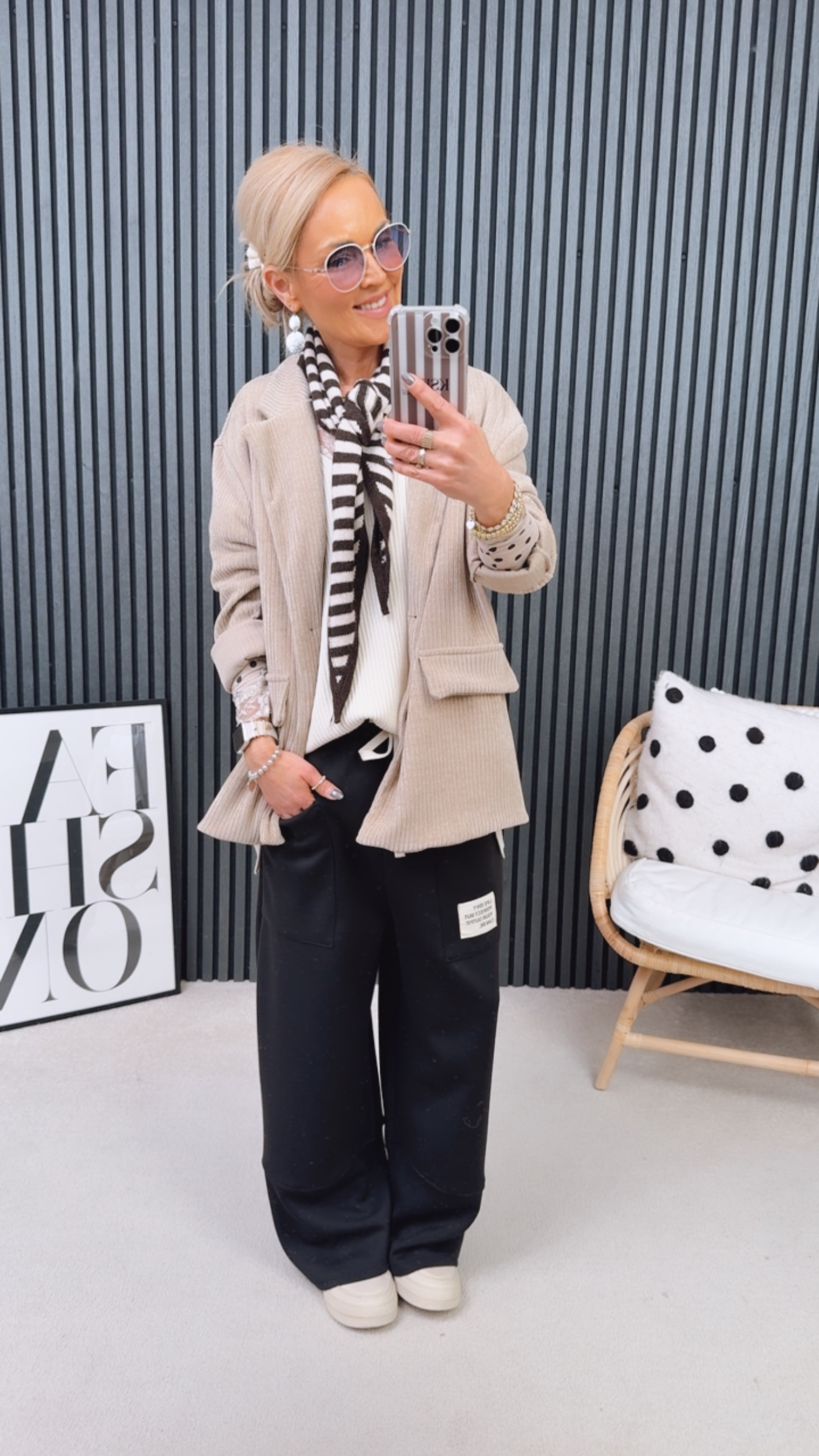 Cord Blazer "Chaaarlet"