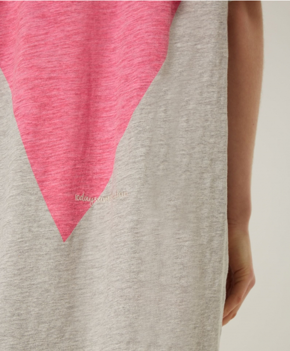 Shirt "Oversized Tee Dress Heart"