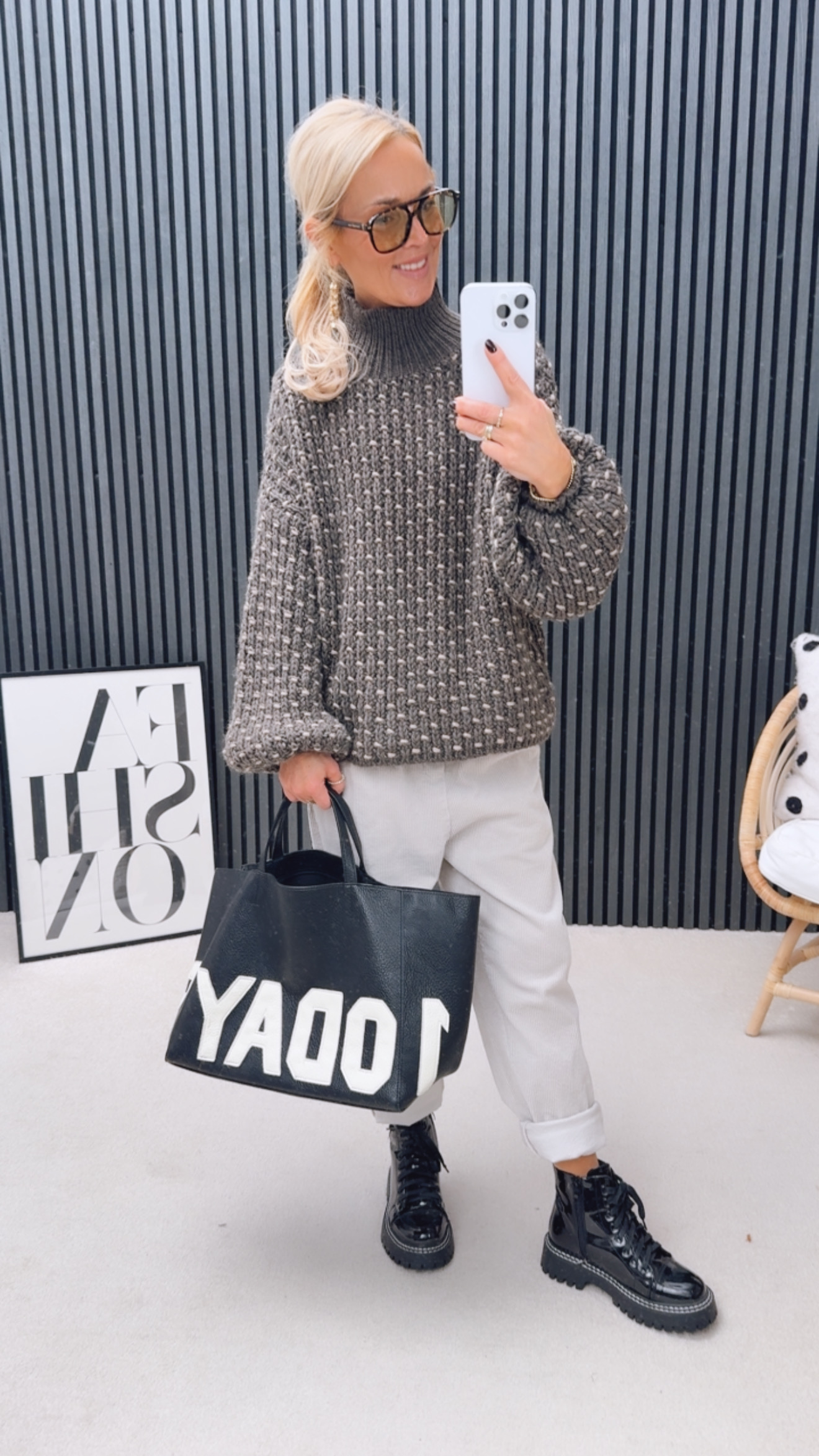 Grobstrick Pullover "Lianaaa"