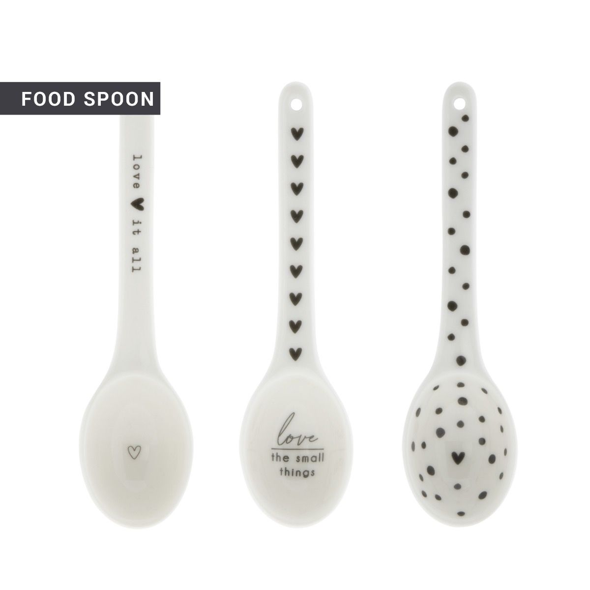 Löffelset "Heart Love Dots"