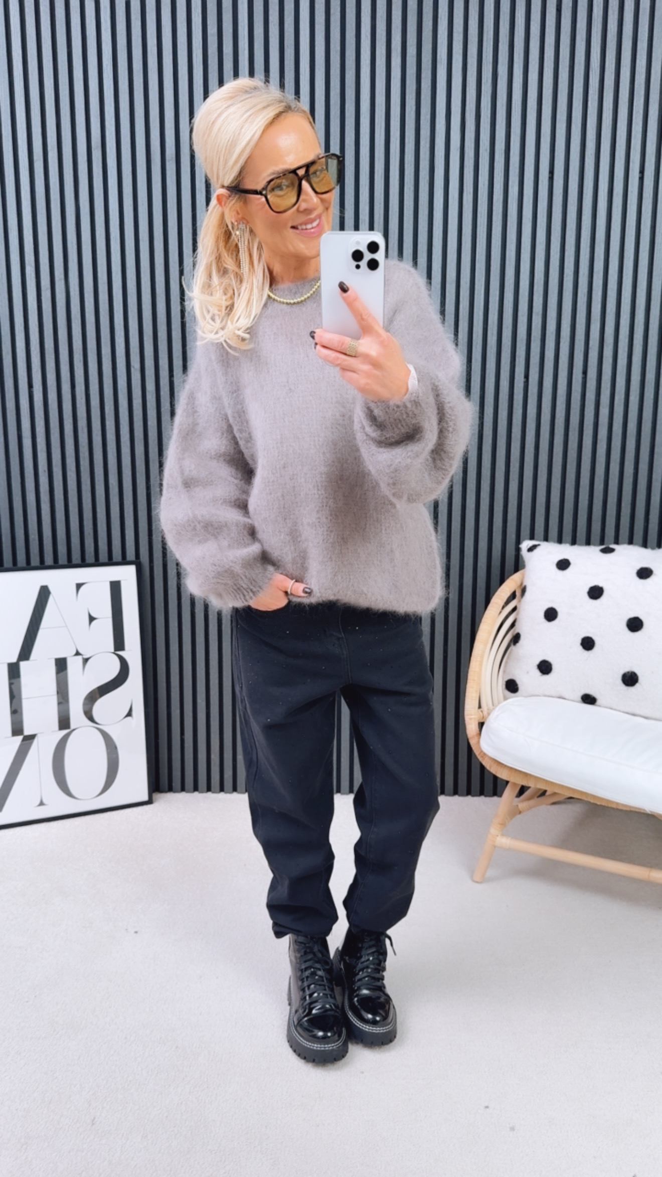 Jeanshose mit Glitzer "Marliesss"