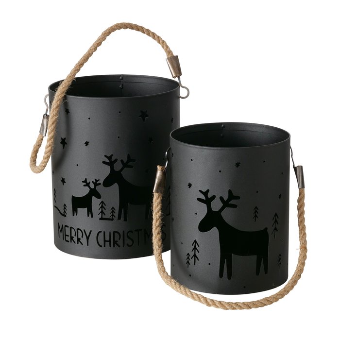 Windlicht "Benny" 2er-Set